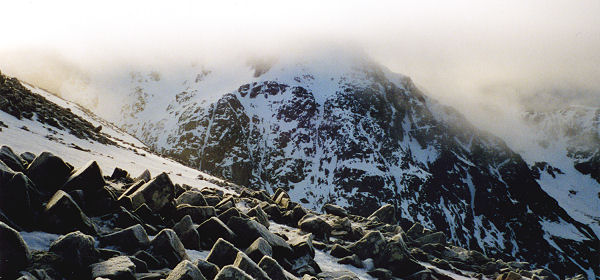 Stones on Bidean nam Bian - Glencoe Winter