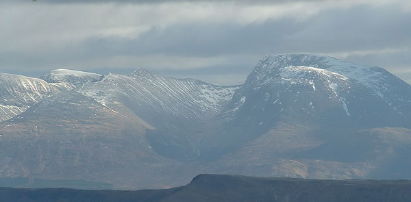 Distant Ben Nevis in Spring