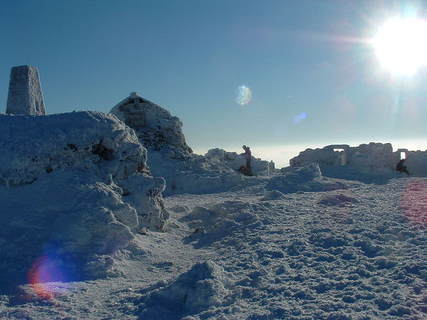Ben Nevis Summit in January