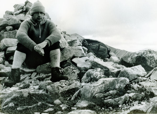 Mamores - seated at cairn